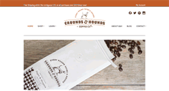Desktop Screenshot of groundsandhoundscoffee.com